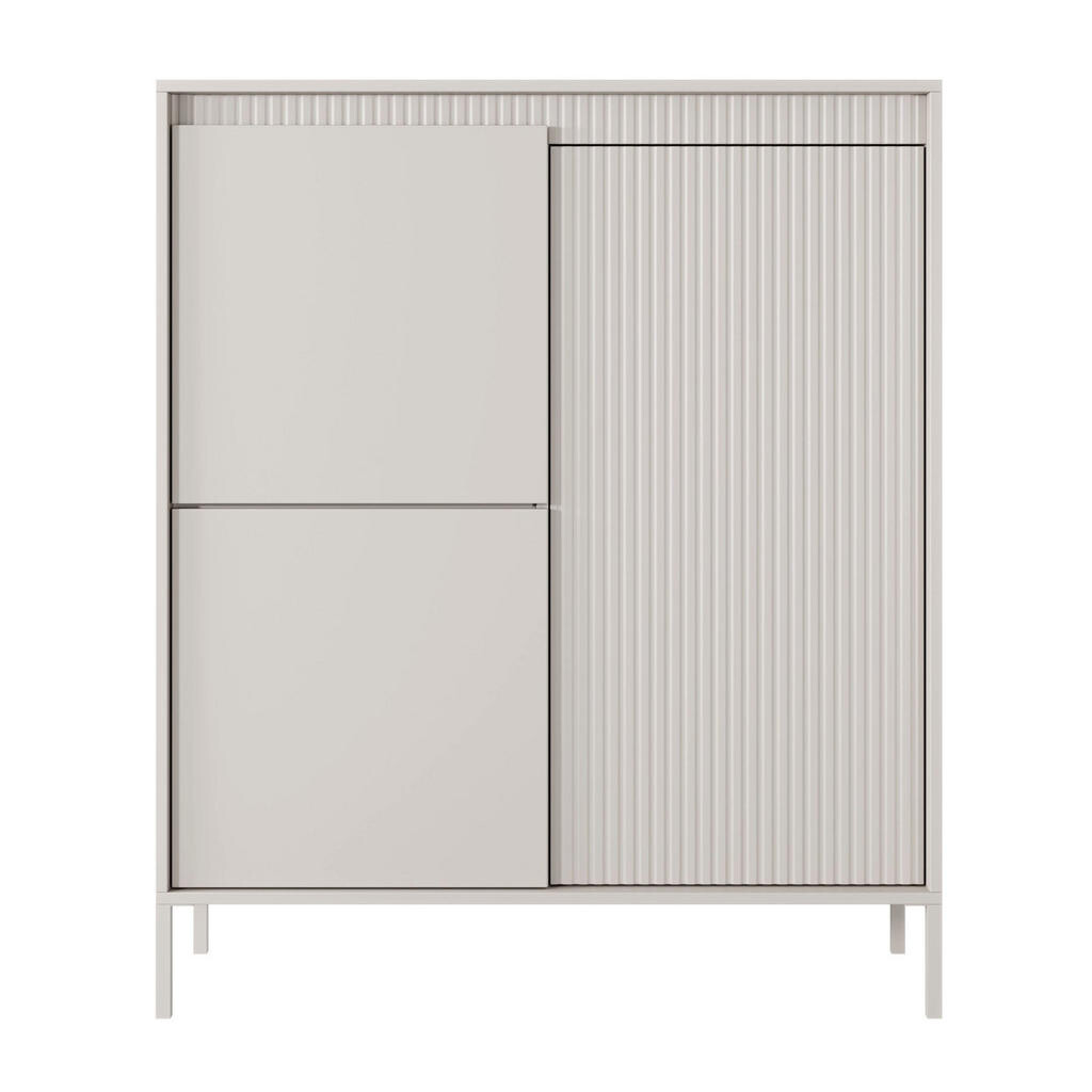 Selsey HIGHBOARD 3dveřová Falsetto béžová 104 cm