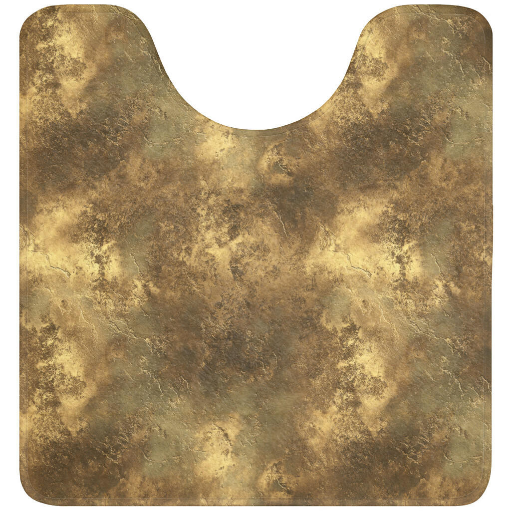 OnlyWow WC PŘEDLOŽKA Antique - metalický vzhled - Gold 55x60 cm