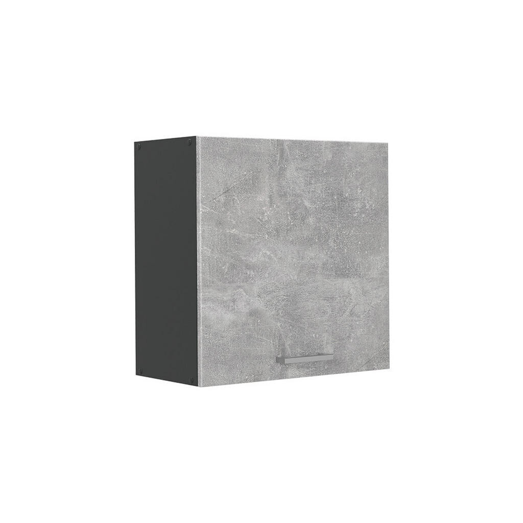 Vicco VĚŠÁK NA STĚNU R-Line, Beton/Antracit, 60 cm s 1 dvířky