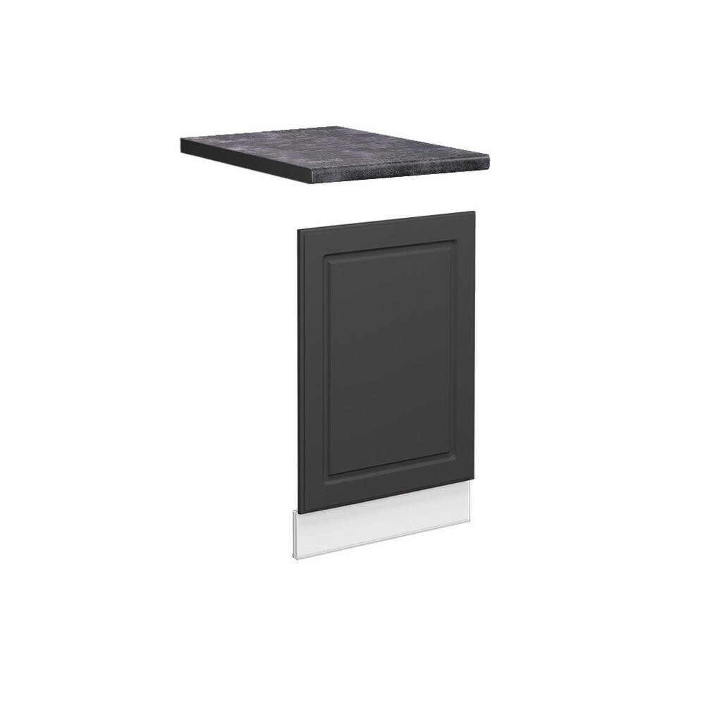 Vicco PŘEDNÍ PANEL Fame-Line Anthrazit-Gold Landhaus 45 cm , PD Antracit
