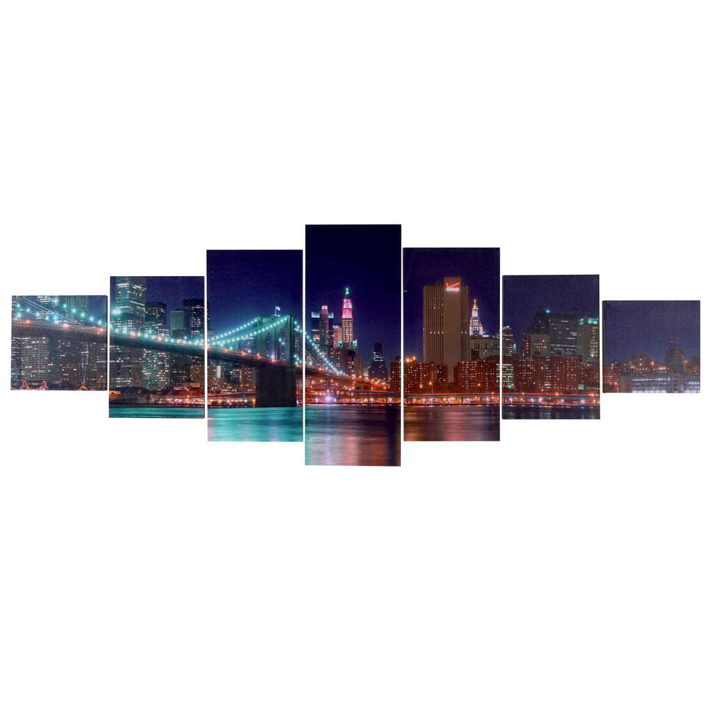 MCW PLÁTNĚ NEW YORK 7 KS. Multicolor
