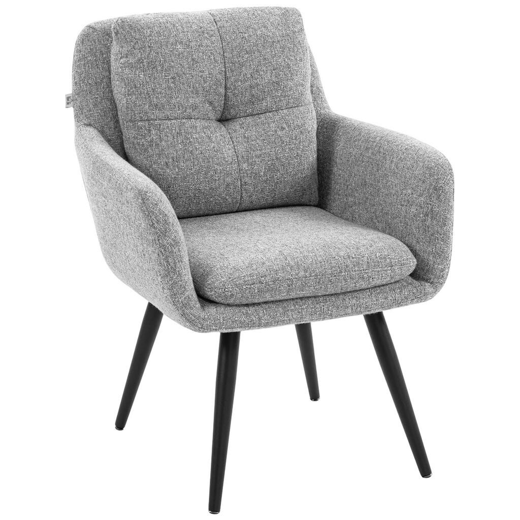 HOMCOM LEHÁTKO polyester kov světle šedá