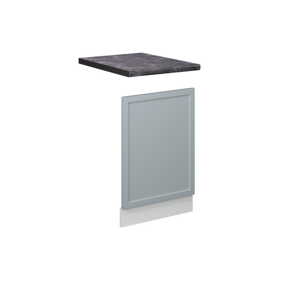 Vicco PŘEDNÍ PANEL Fame-Line Světle modrošedá 45 cm , PD Antracit