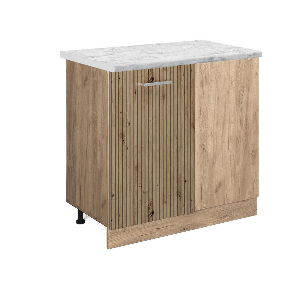 Vicco ROHOVÁ SKŘÍŇKA R-Line Řemeslný dub 86 cm PD Mramor