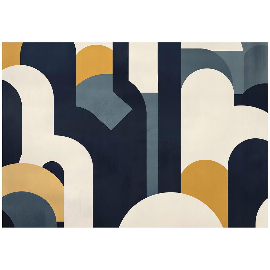 Wallarena ABSTRAKTNÍ netkaná tapeta ve stylu Art Deco do obývacího pokoje 350x250