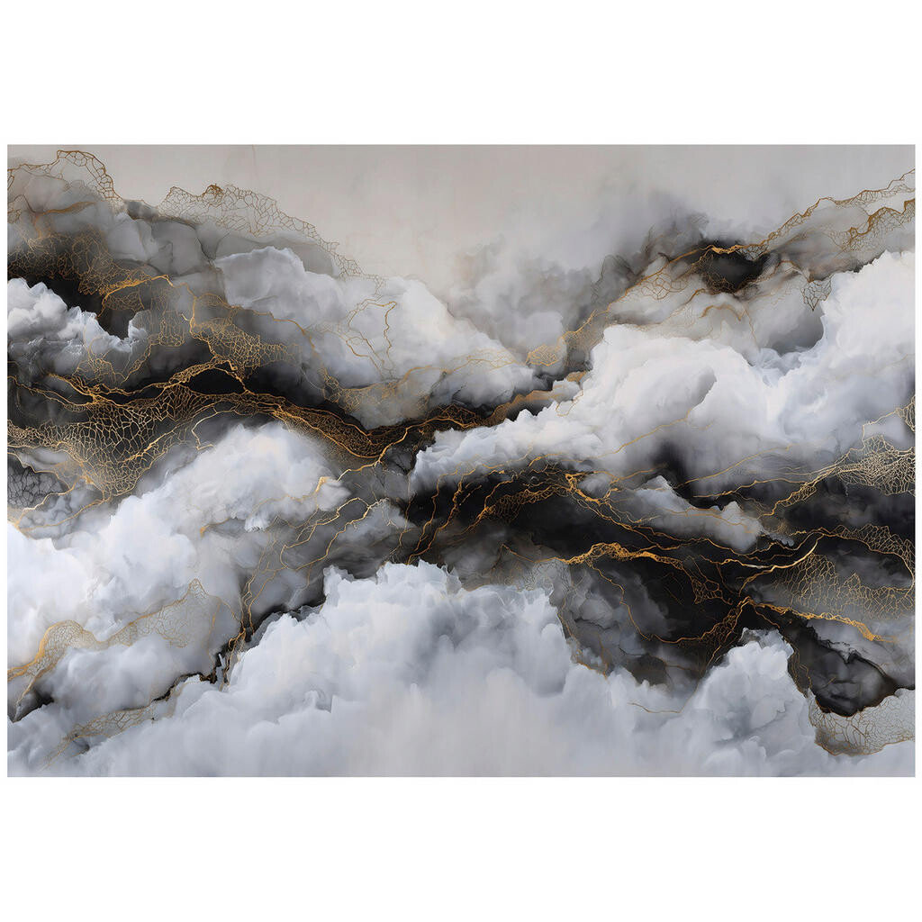 Wallarena FOTOTAPETA Mramor Abstraktní Šedá 150x105 cm