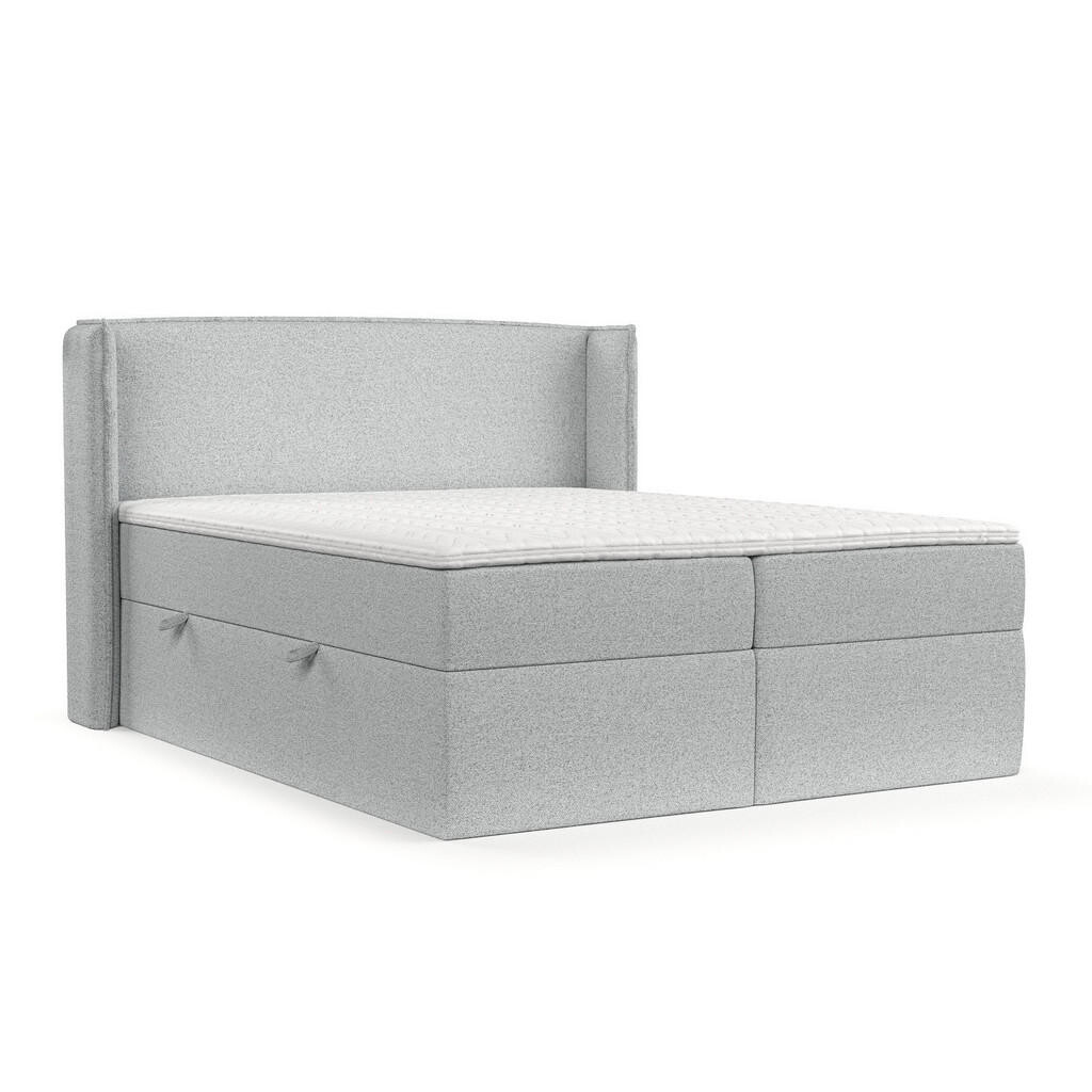 AltaBeds POSTEL BOXSPRING VIVA 160/200 Světle šedá