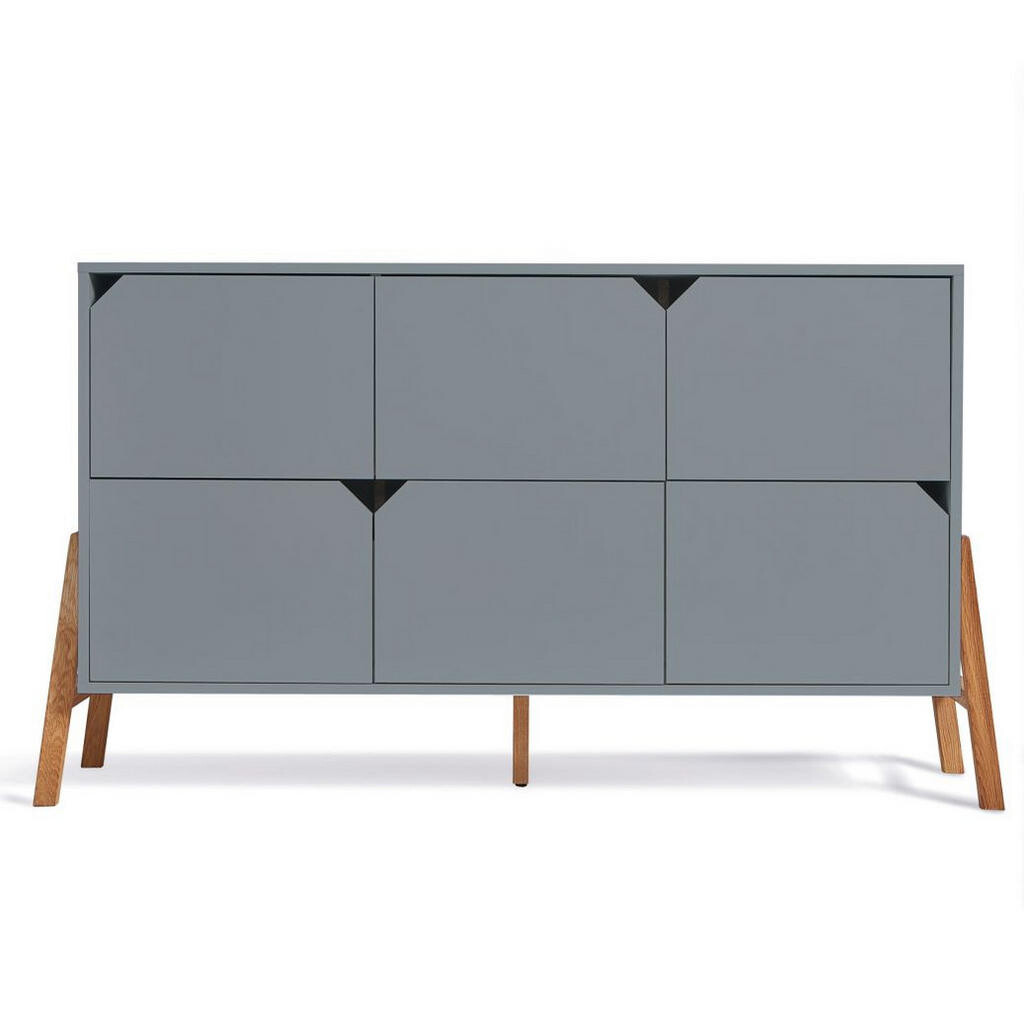 RAUMHIRSCH FURNITURE DĚTSKÁ KOMODA Lotta – rustikální elegance a funkčnost, šedá