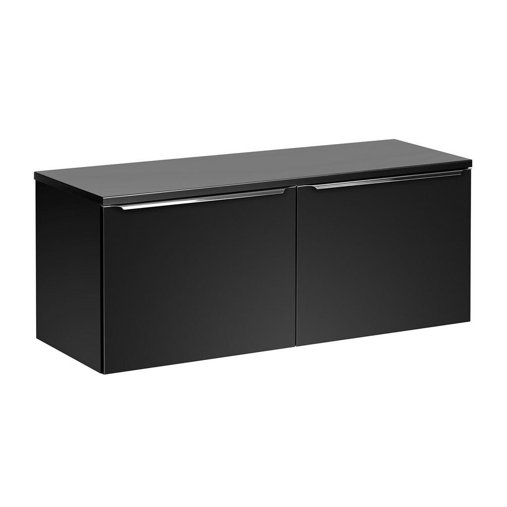 Petits-meubles SKŘÍŇKA POD UMYVADLO 120cm Éros Černá