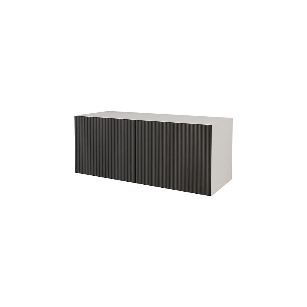 ALTDECOR NÍZKÁ KOMODA NOA-2-W 100 x 40 x 40 cm – bílá / černá