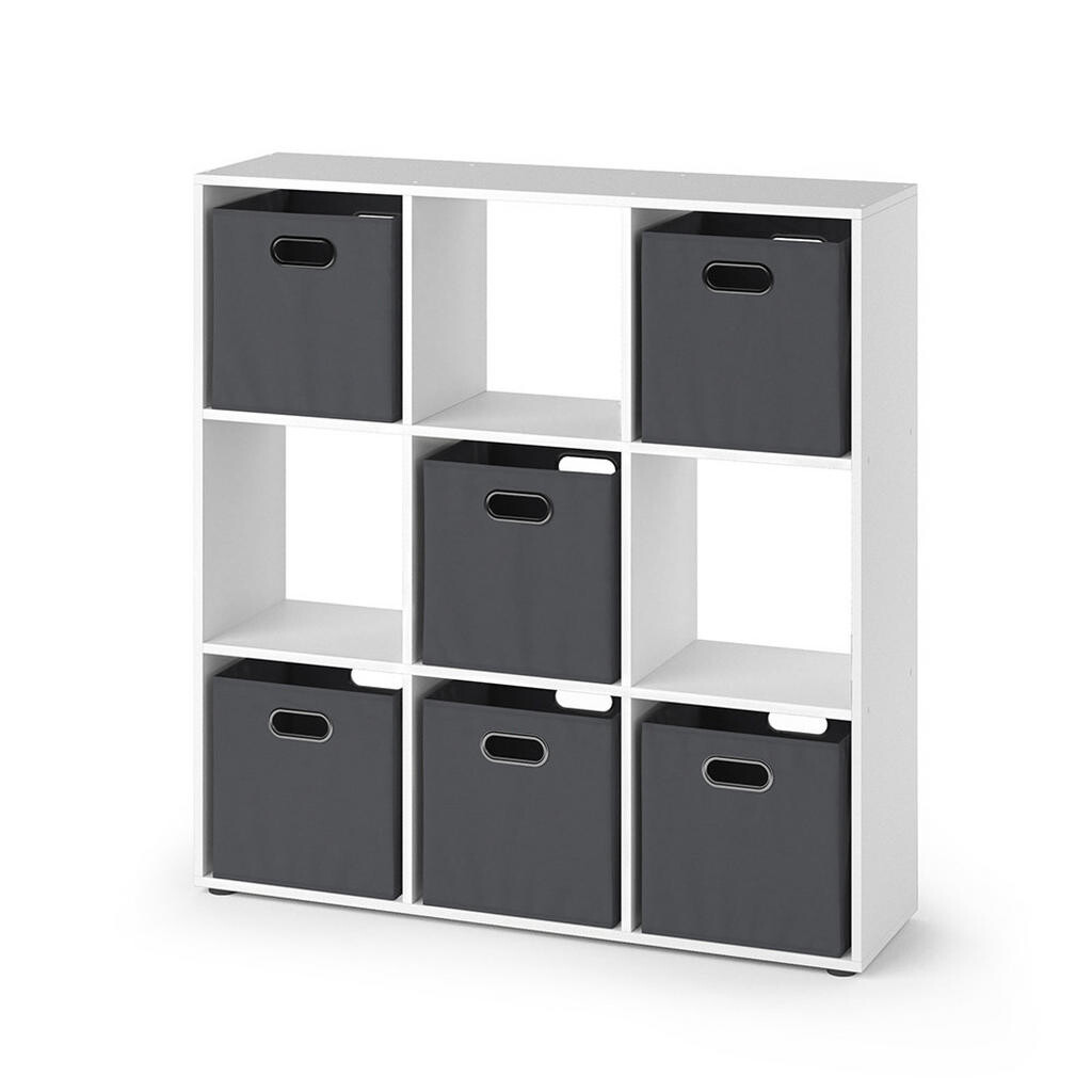 Vicco DĚLICÍ STĚNA Nove Bílá 104 x 108 cm se 6 skládacími boxy