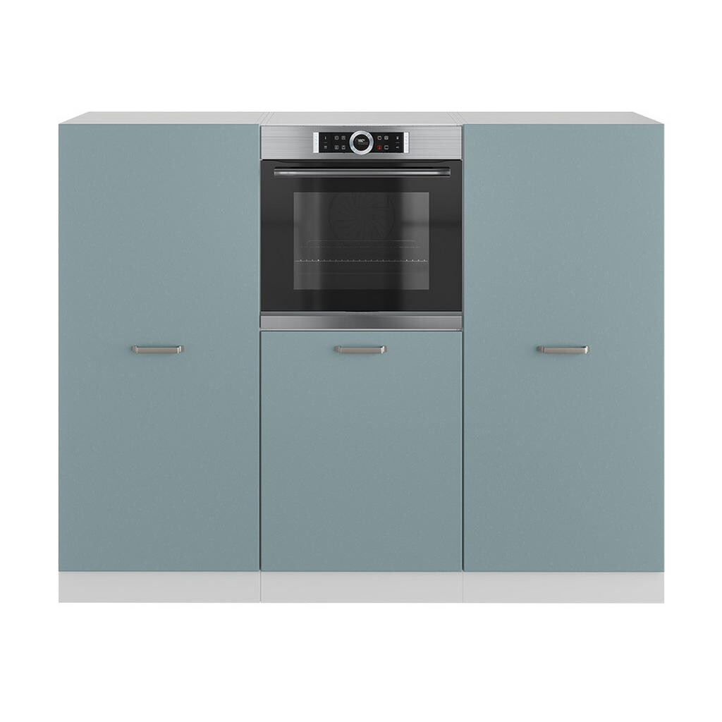 Vicco KUCHYŇSKÝ BLOK R-Line Modrošedá/bílá 180 cm bez pracovní desky