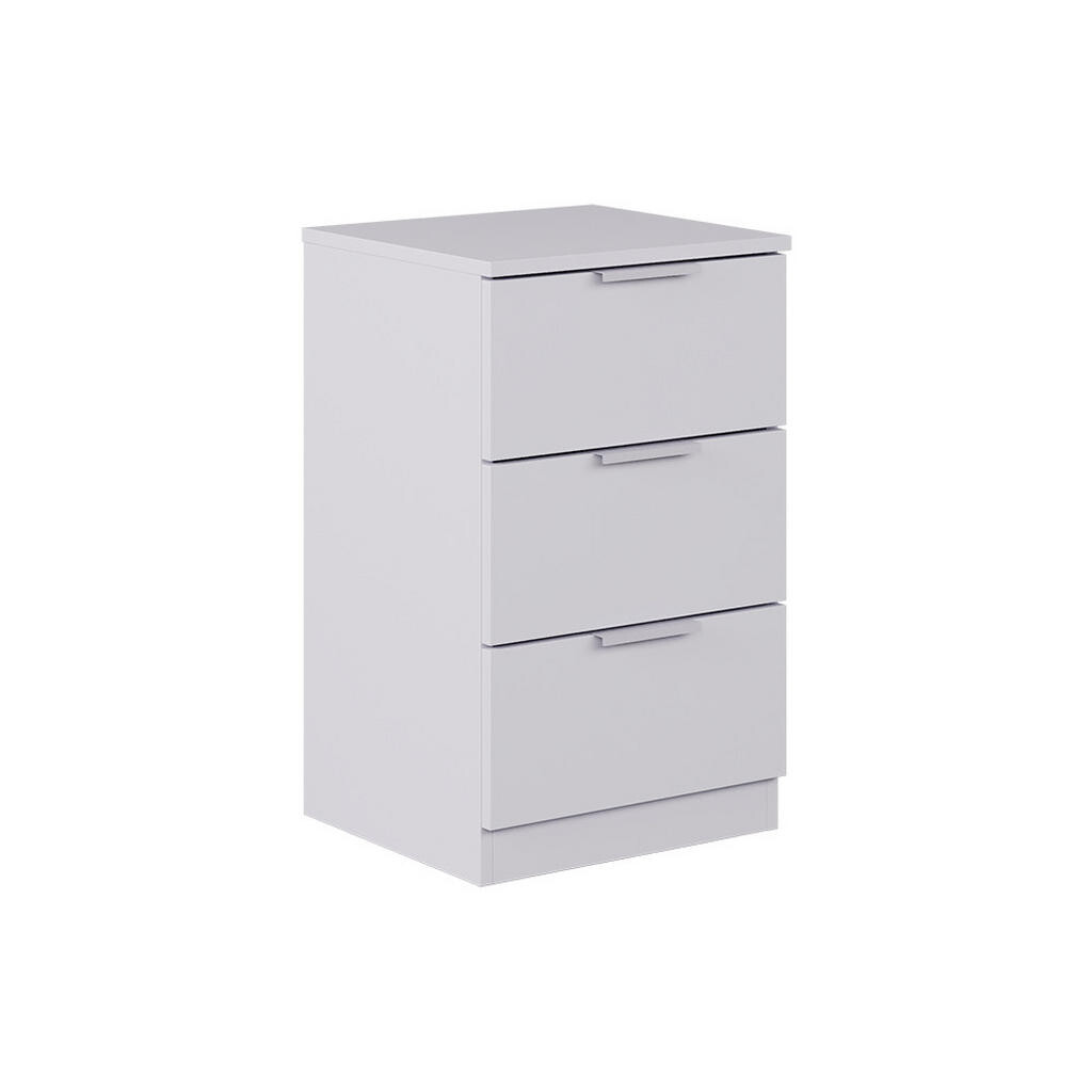 Vicco NOČNÍ STOLEK Fino Bílá 37.6 x 61.8 cm se 3 zásuvkami