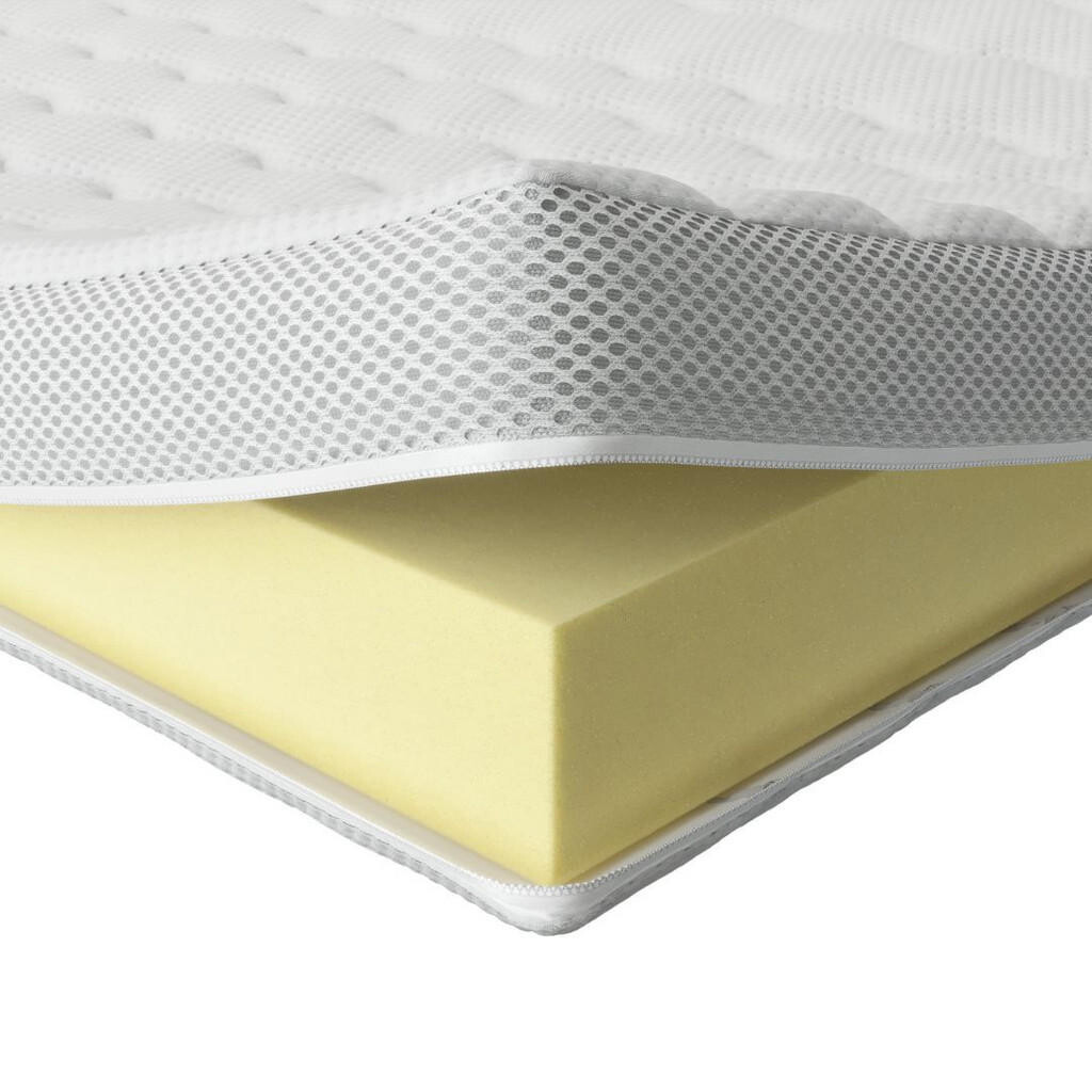 AM Qualitätsmatratzen VISCOTOPPER 120/220 cm - výška 6 cm a potah z tencelu