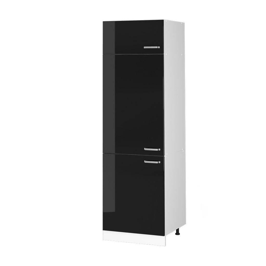 Vicco UNIVERZÁLNÍ SPÍŽNÍ SKŘÍŇKA R-Line Černý vysoký lesk 60 cm s dvířky