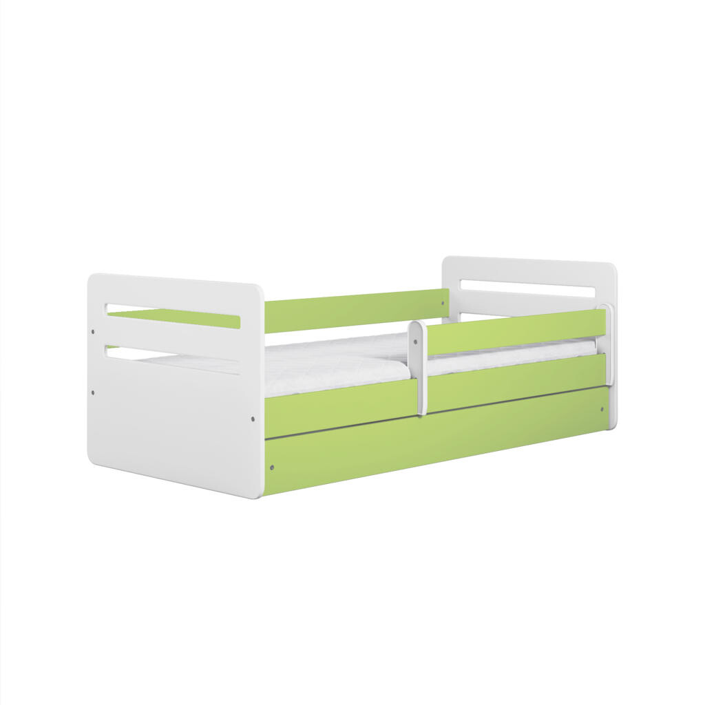 RAUMHIRSCH FURNITURE DĚTSKÁ POSTEL Tomi se zásuvkou bez matrace zelená 90/65/144