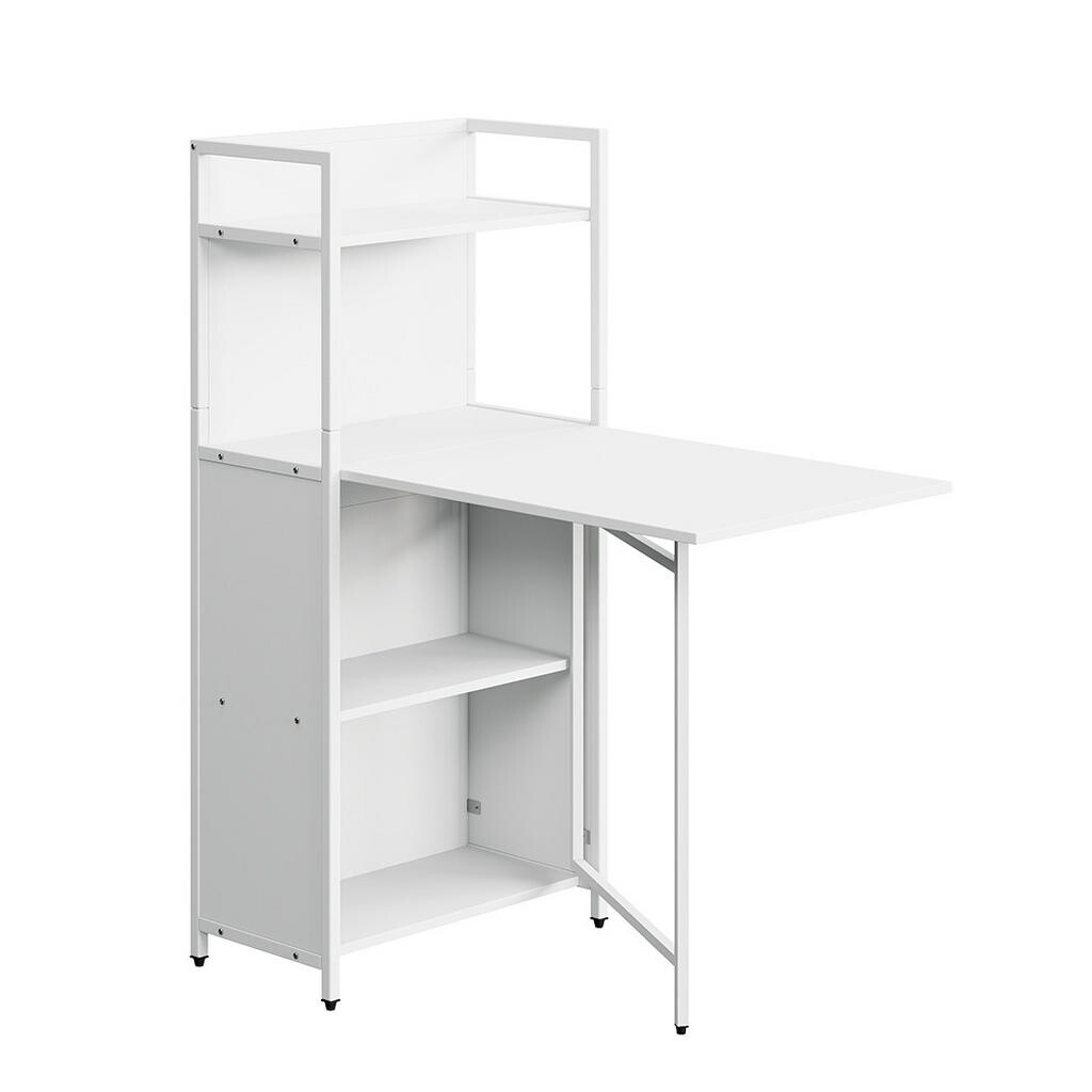 Vicco PSACÍ STŮL Savio, Bílá, 30-100 x 57 cm se sklopnou deskou stolu
