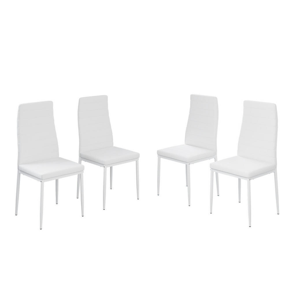 Vicco ŽIDLE DO JÍDELNY Grand Bílá 42.5 x 48 cm Sada 4 kusů