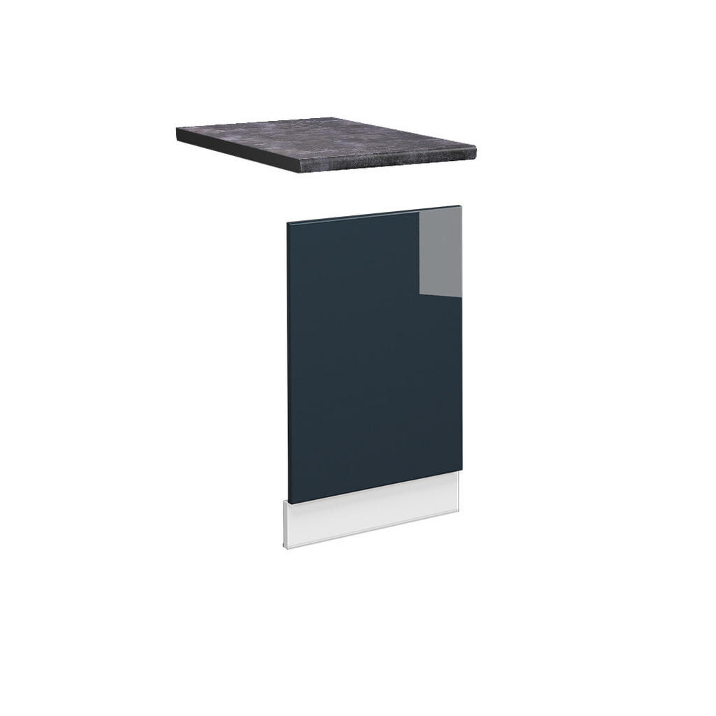 Vicco PŘEDNÍ PANEL Fame-Line Tmavě modrá s vysokým leskem 45 cm , PD Antracit