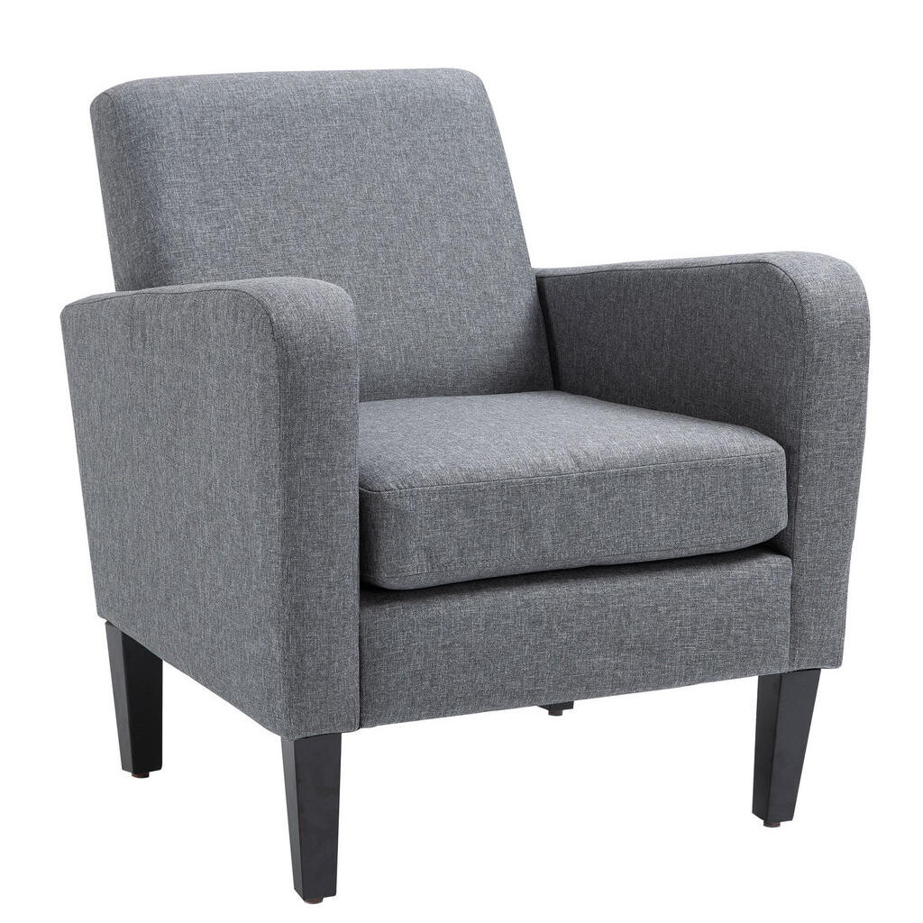 OKWISH KŘESLO 66/72/74 cm světle šedé z polyesteru s ergonomickými područkami