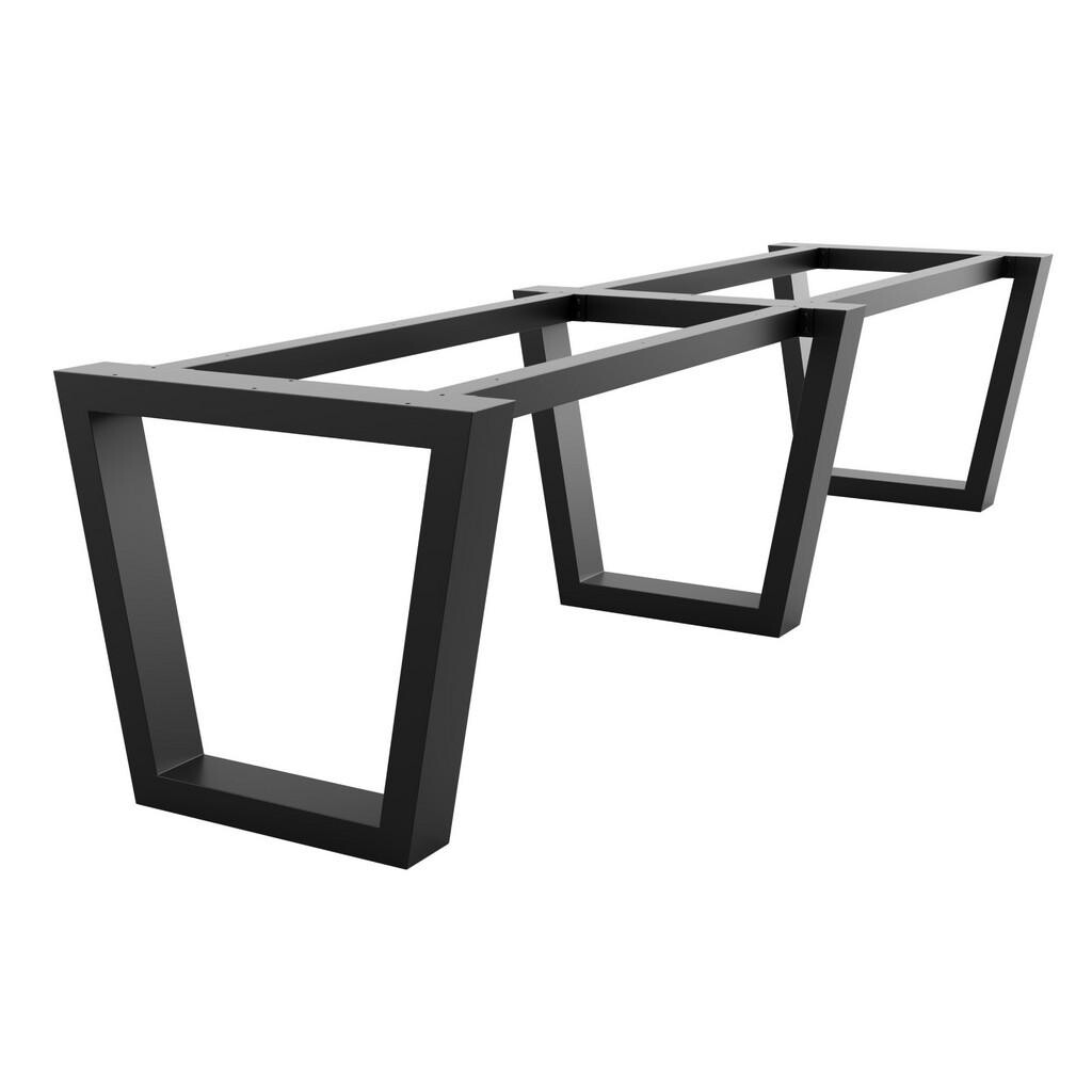 Metalo Pro KOVOVÉ NOHY KE STOLU Atria Extreme Long černá 320/80/72 cm