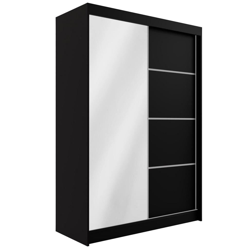 ALTDECOR ŠATNÍ SKŘÍŇ PAOKI – 150 cm – černá