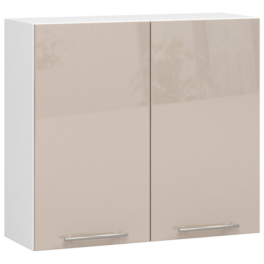 RAUMHIRSCH FURNITURE ZÁVĚSNÁ SKŘÍŇ Bílá, Cappuccino lesk 72/80/30