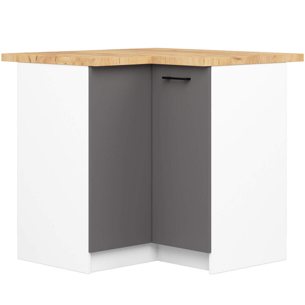 RAUMHIRSCH FURNITURE SPODNÍ SKŘÍŇ Bílá, grafitově šedá 85/90/46