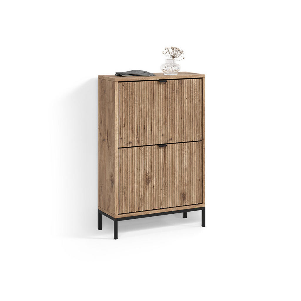 Livinity® BOTNÍK NA BOTY Aterno Dub Viking 60 x 92 cm se 2 sklopnými zásuvkami