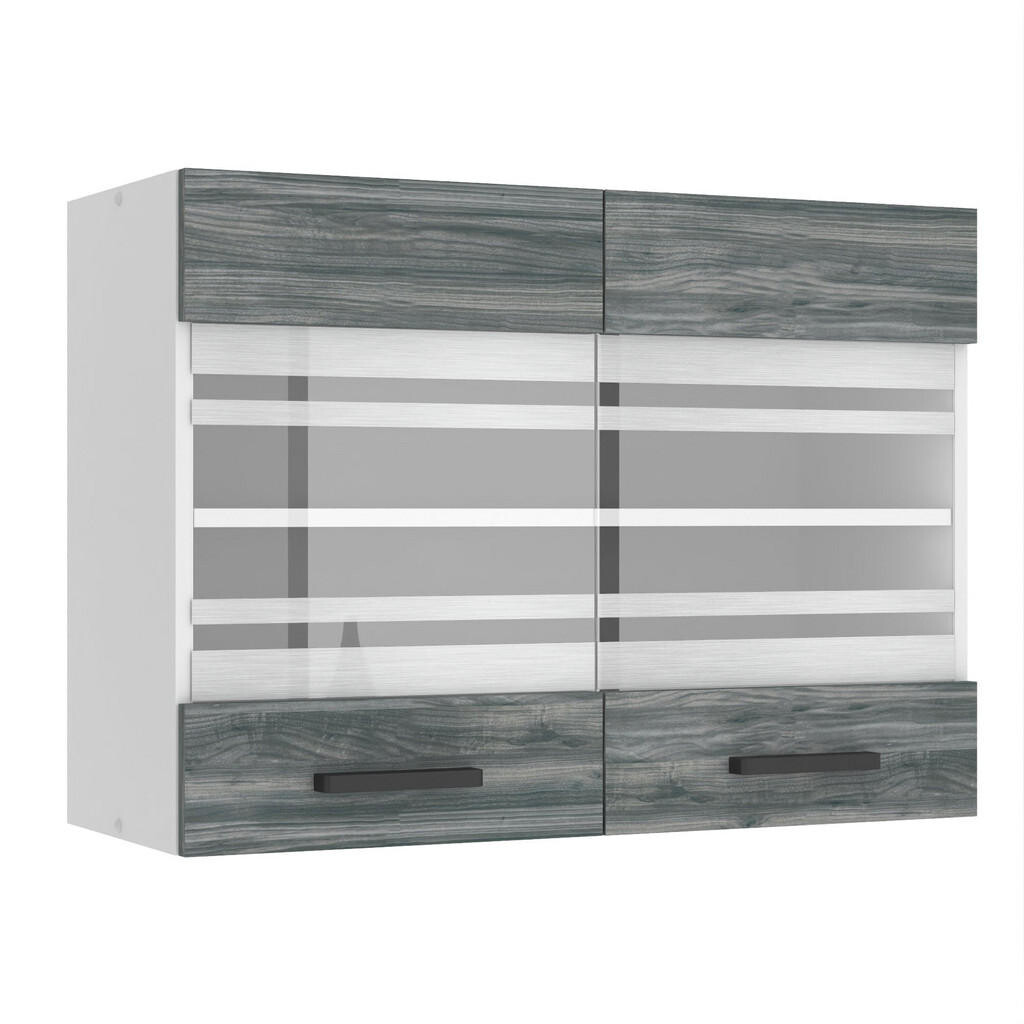 B BELINI GROUP ZÁVĚSNÁ SKŘÍŇKA SGW 80 cm, se 2 dveřmi, Glamour dřevo