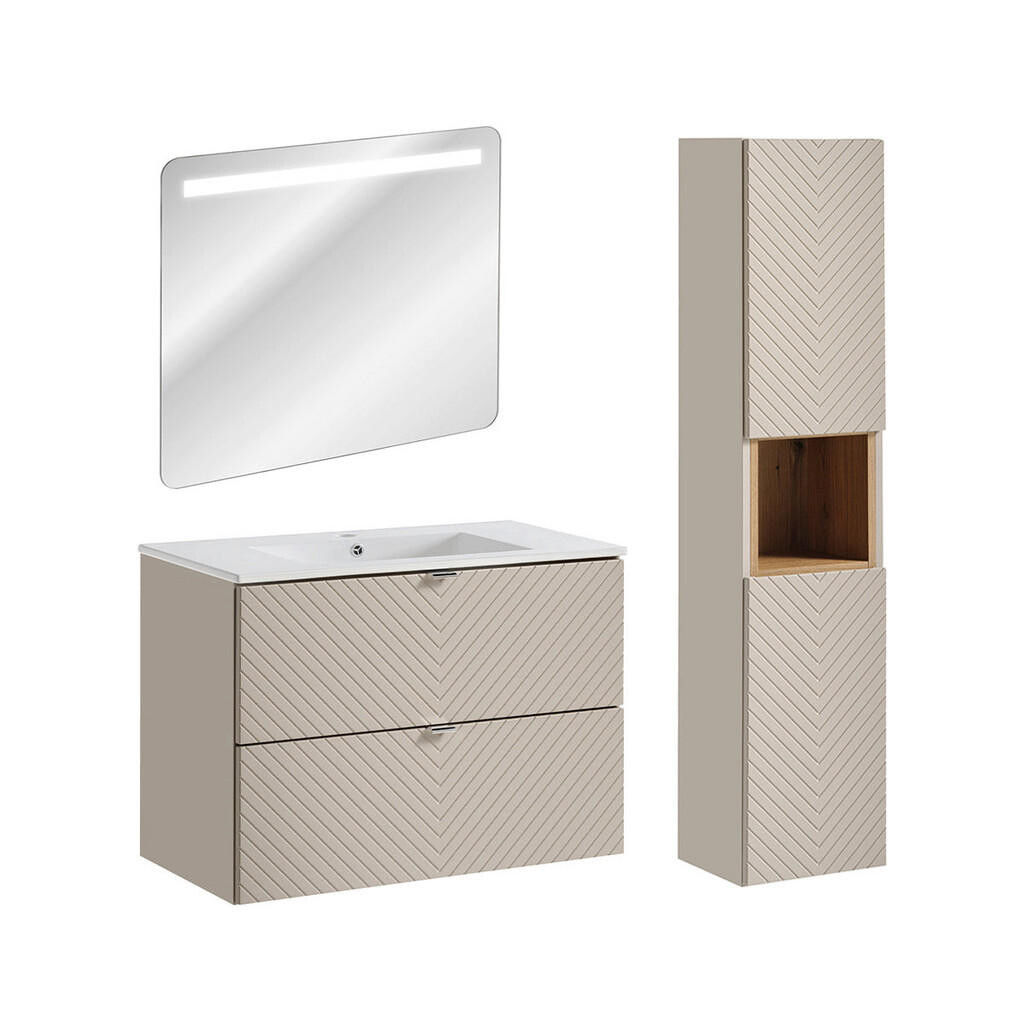 Petits-meubles KOUPELNOVÝ NÁBYTEK 80cm Manoa 2er-Set Kašmír