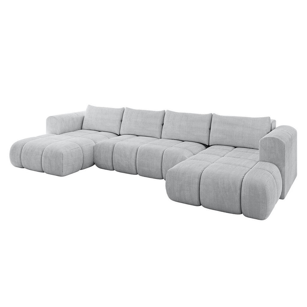 ALTDECOR SEDACÍ SOUPRAVA CLOUD-U 405x185x90 šedá manšestr