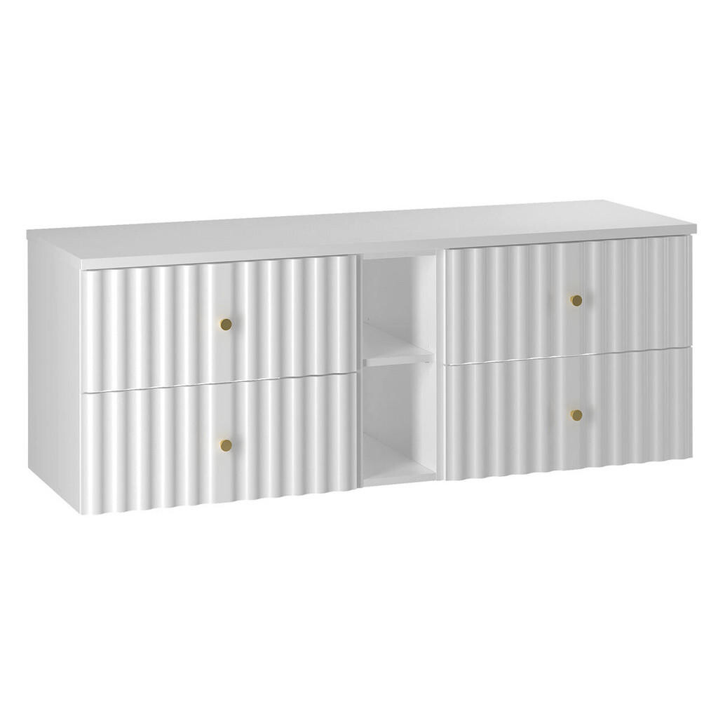 Petits-meubles SKŘÍŇKA POD UMYVADLO 140.6cm Izae Bílá
