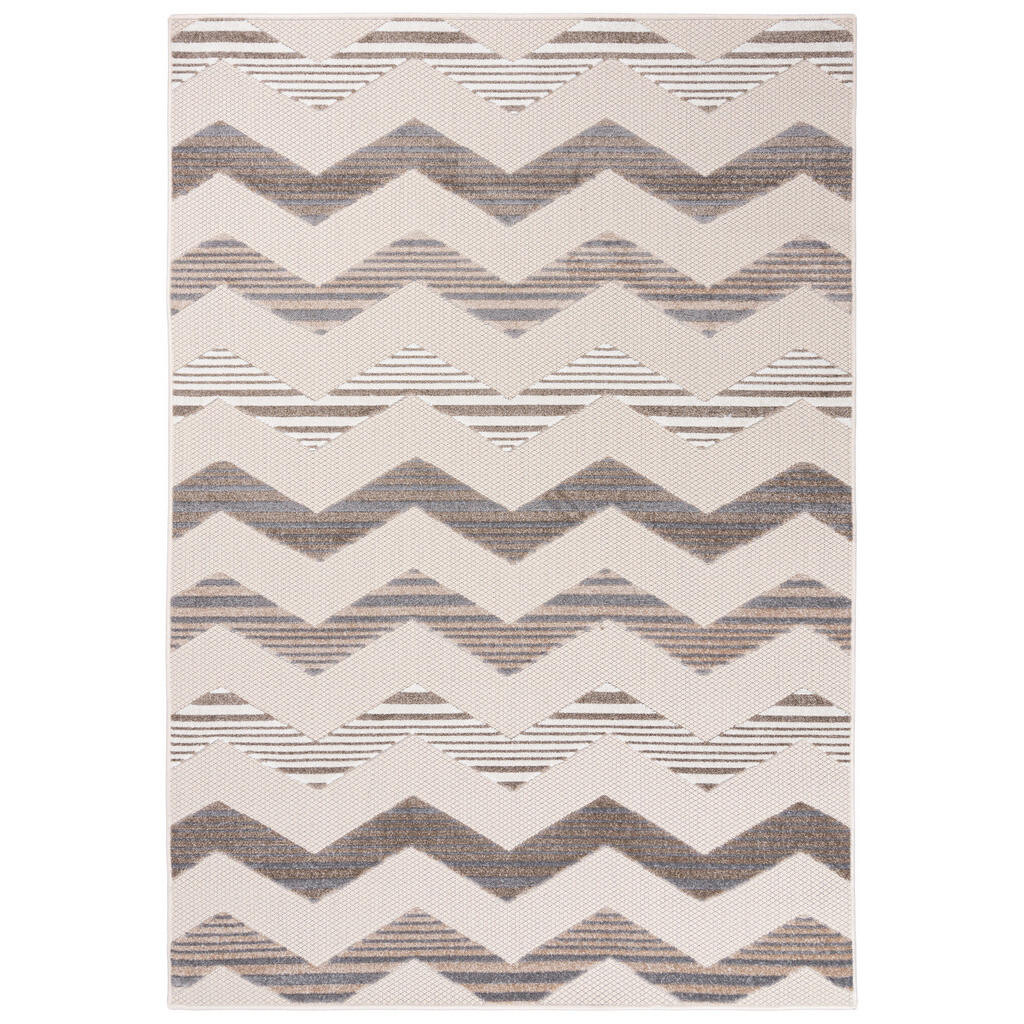 Mazovia KOBEREC béžový barevný chevron - 80x150 cm