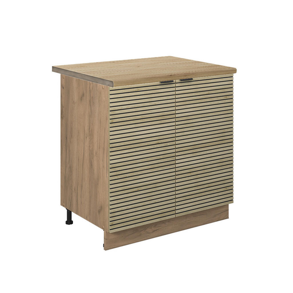 Vicco SPODNÍ SKŘÍŇKA KUCHYŇSKÉ LINKY Fame-Line Dubový panel 80 cm s policí, PD Dub