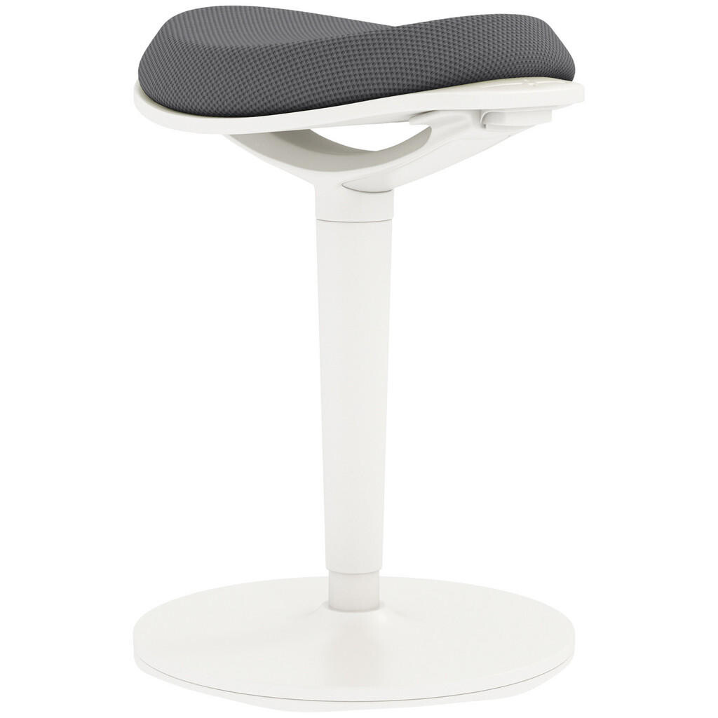 HOMCOM STOUPÁK, ergonomický, síťovina, šedý