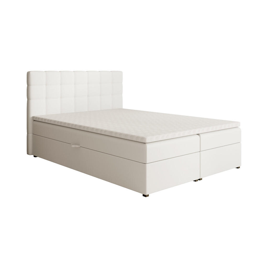 Beautysofa ČALOUNĚNÁ postel Topiq 144/203/103, bílá