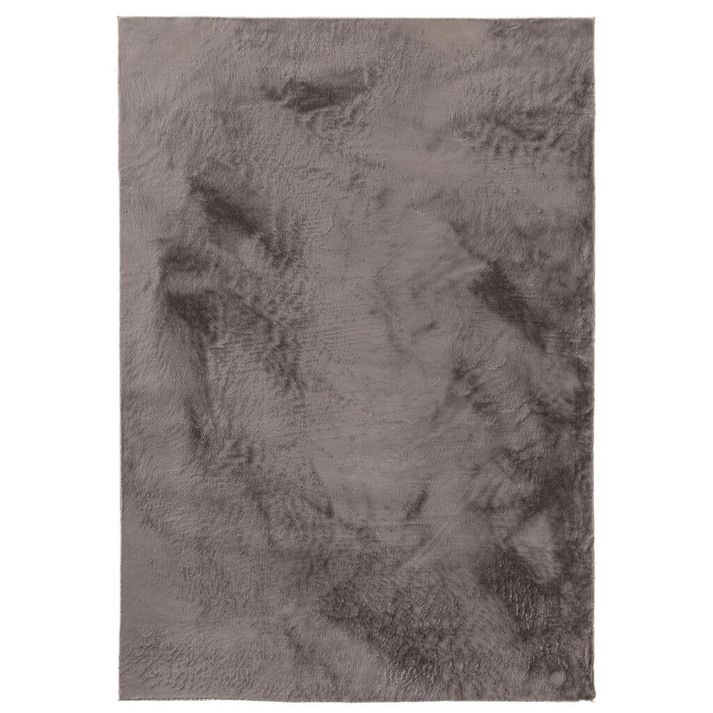 benuta UMĚLÉ kožíškové koberce Furry Šedá 200x290 cm