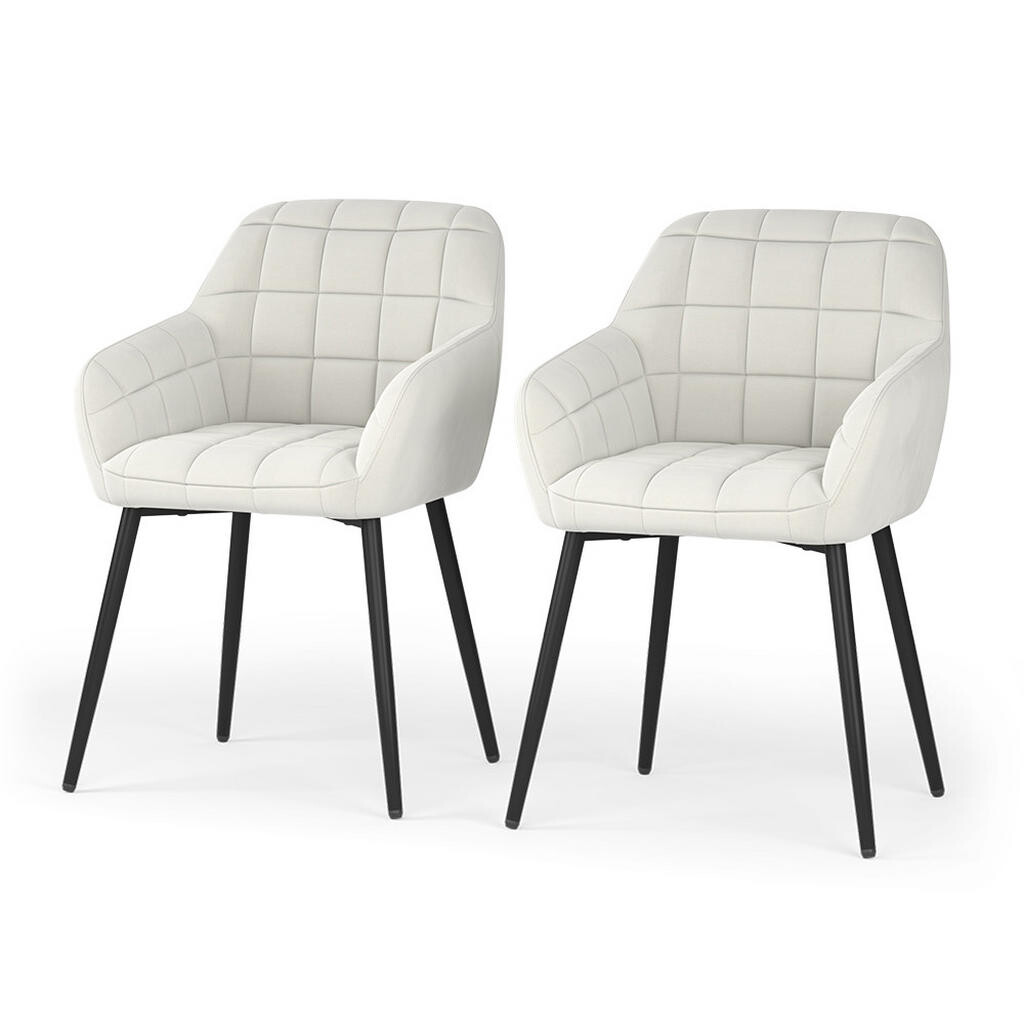 Vicco ŽIDLE JÍDELNY Relio Béžová 53.5 x 55.5 cm Sada 2 kusů