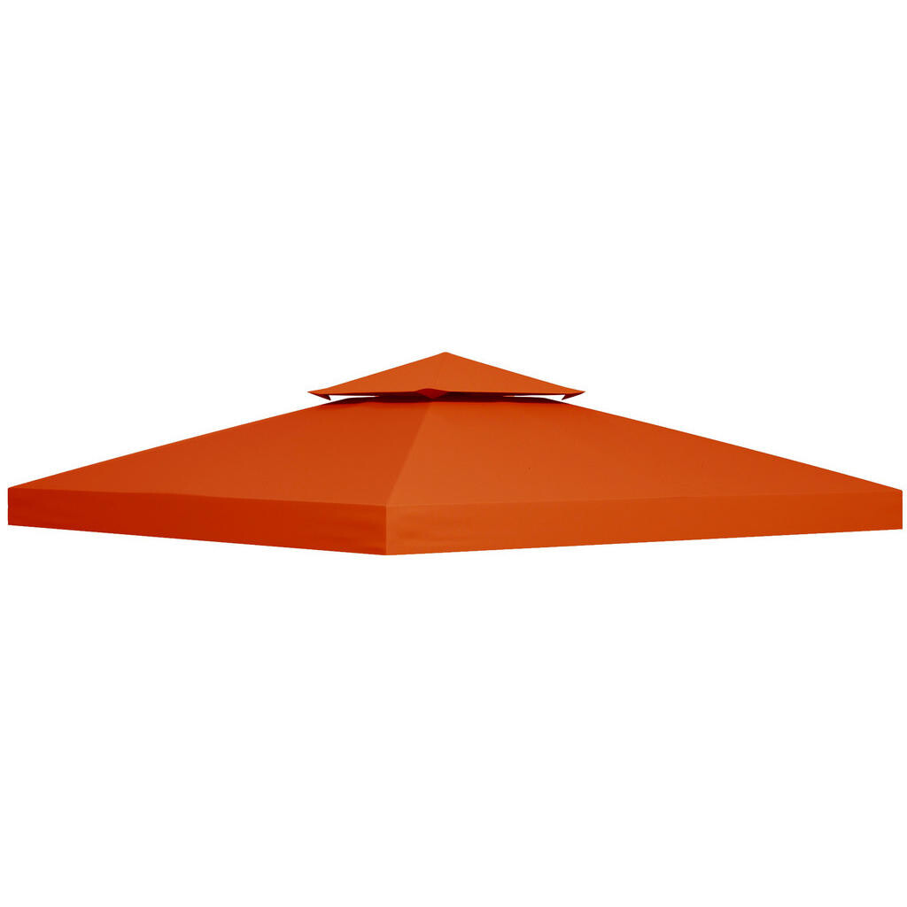 Redom NÁHRADNÍ střecha na altán 300/300 cm dvojitá, vodoodpudivý polyester s UV ochranou, Červená
