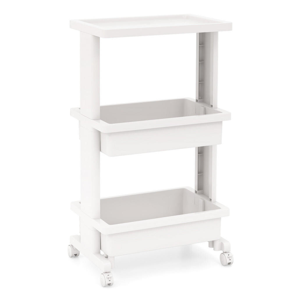 COSTWAY VOZÍK 81 cm bílý