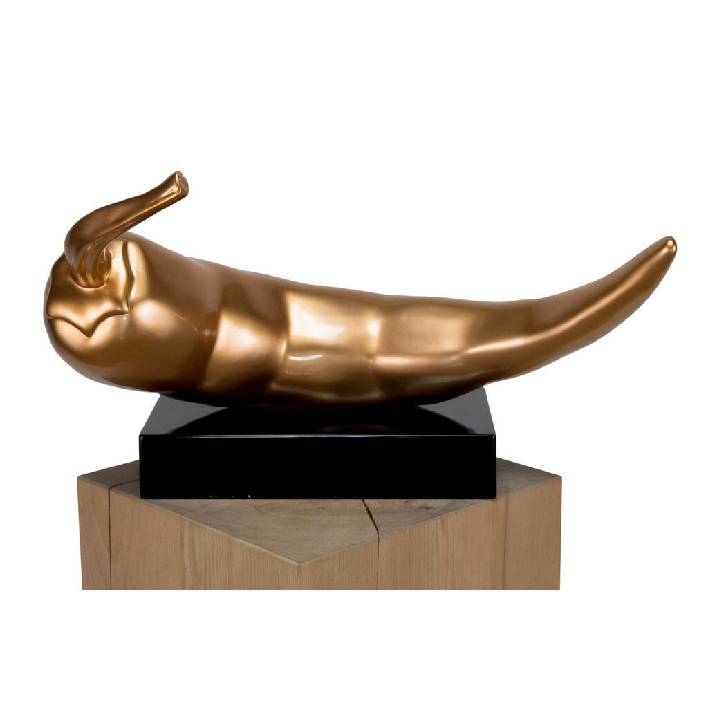 KUNSTLOFT DEKORATIVNÍ SOCHA ZLATÁ, 48/55 CM