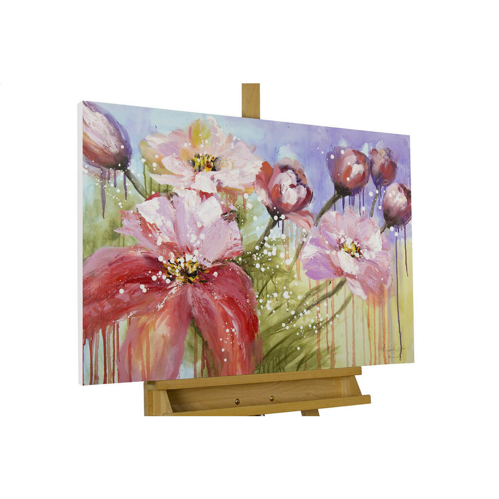 KUNSTLOFT OLEJOMALBA 90/60 cm, Květiny a rostliny