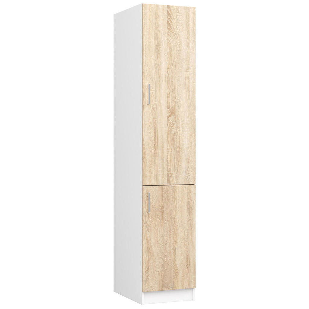 RAUMHIRSCH FURNITURE VYSOKÁ SKŘÍŇ Bílá, dub Sonoma 205/40/55
