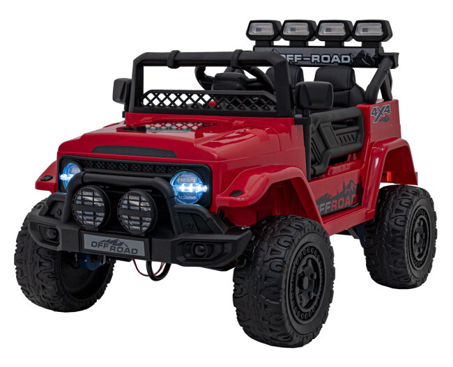 Elektrické autíčko Off-Road CLIMBER červené