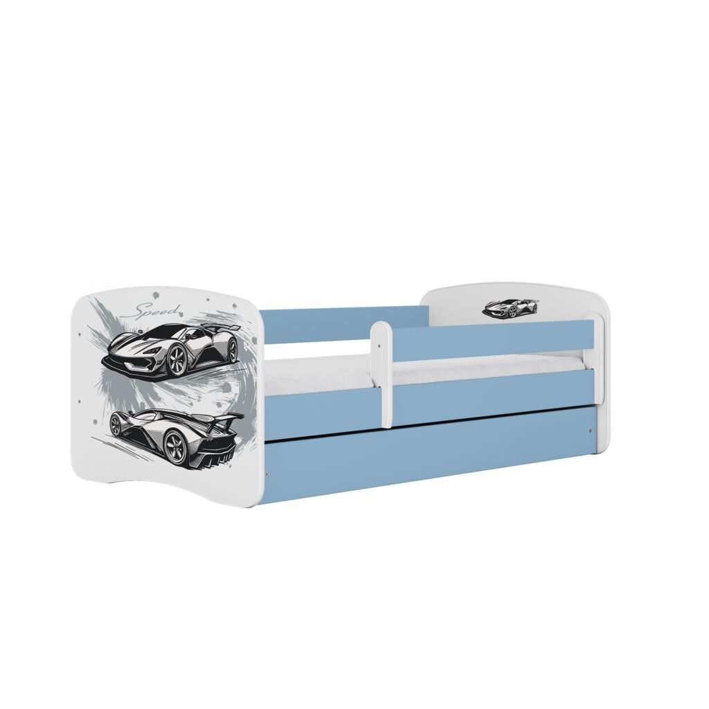 RAUMHIRSCH FURNITURE DĚTSKÁ POSTEL Sportovní auto se zásuvkou 160/80 90/61/164
