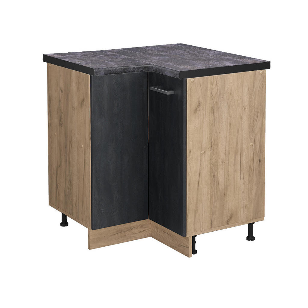 Vicco ROHOVÁ SKŘÍŇKA R-Line Černý beton 75.6 cm PD Antracit