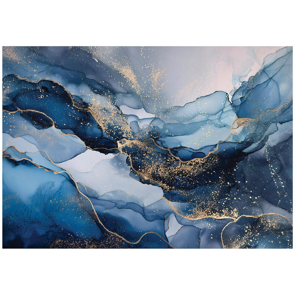 Wallarena FOTOTAPETA Mramor Glamour Blue 300x210 cm