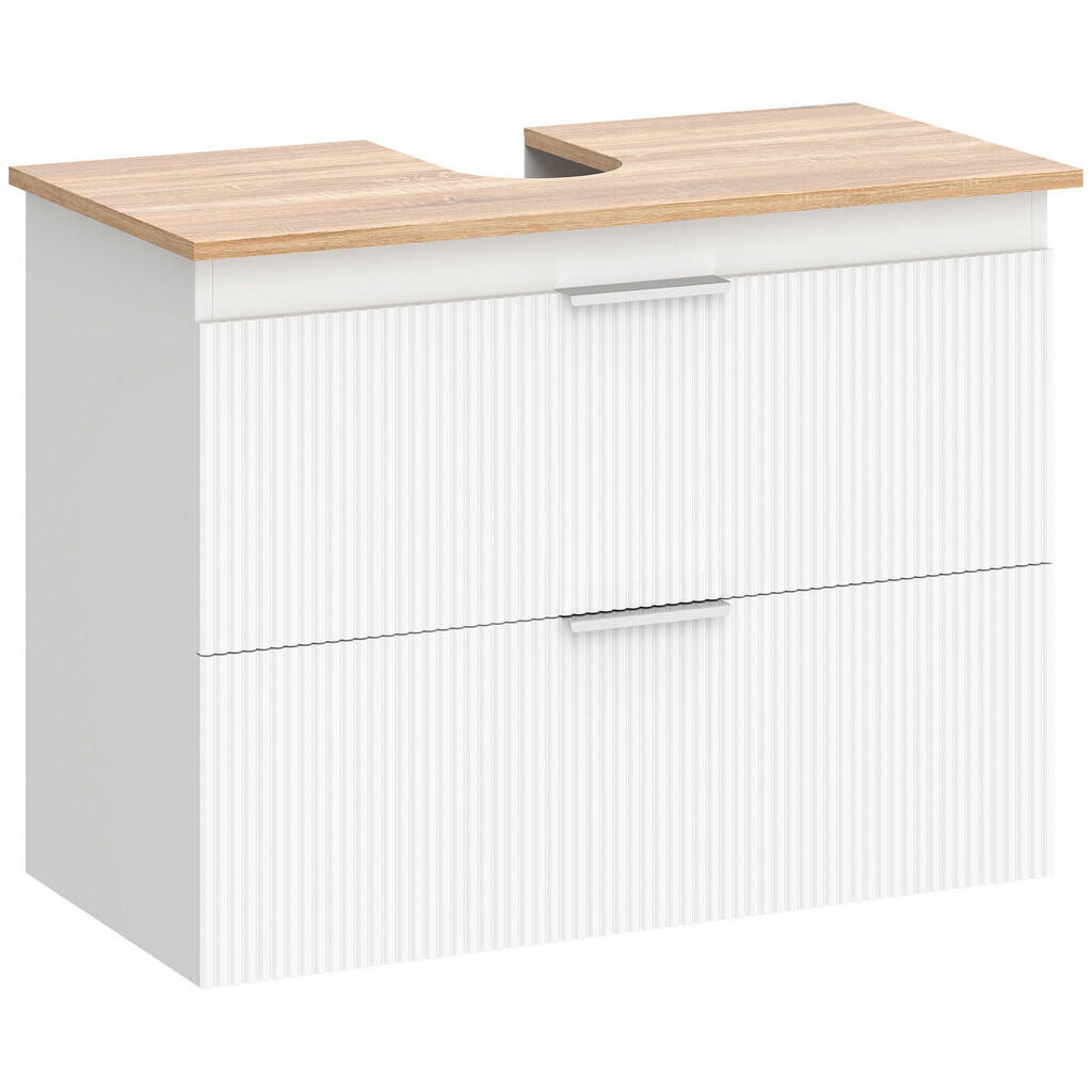 HOMCOM SKŘÍŇKA pod umyvadlo MDF, bílá