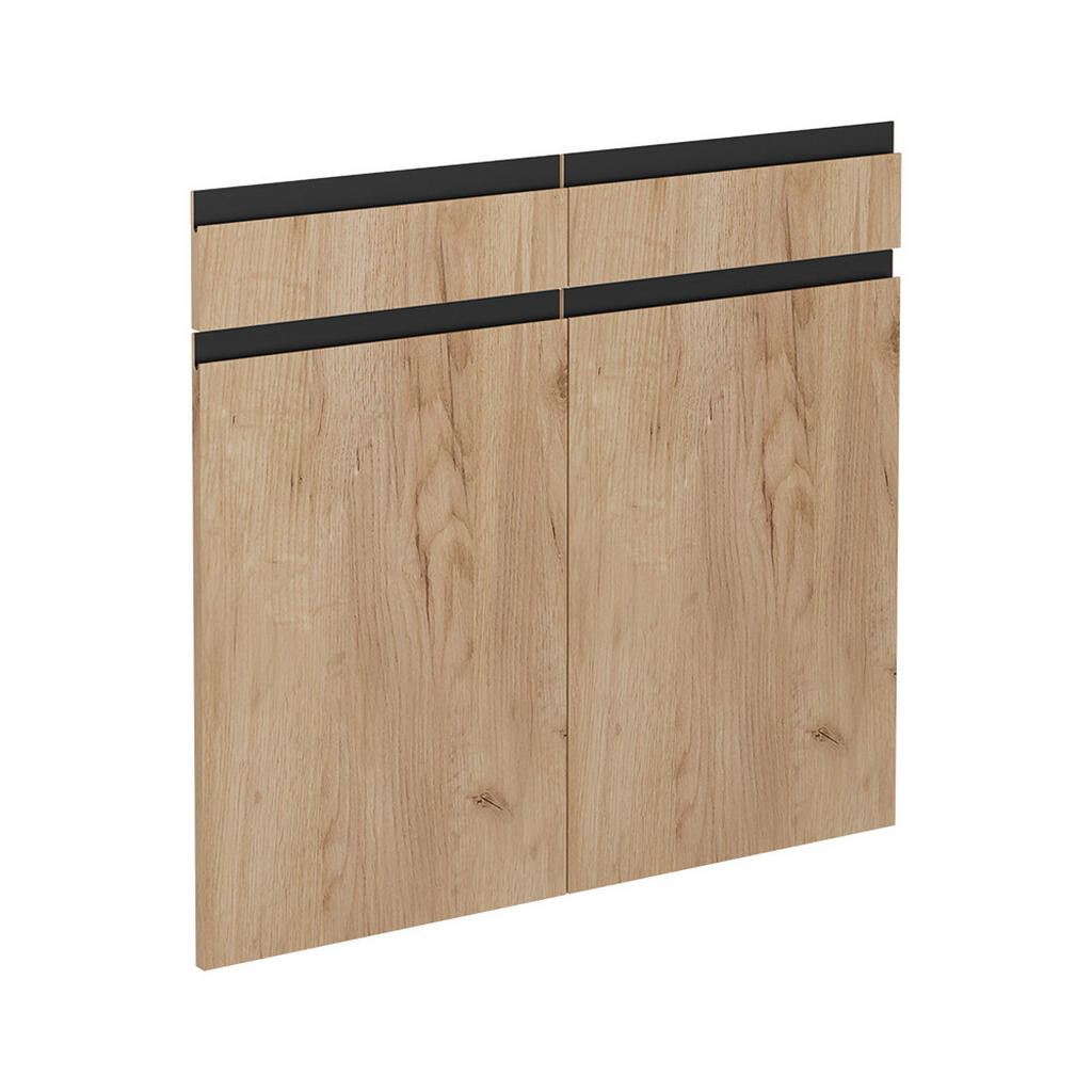 Vicco KUCHYŇSKÁ DVÍŘKA R-Line Zlatý mocný dub 79.2 x 70.8 cm nábytková čela pro spodní skříňku se zásuvkami